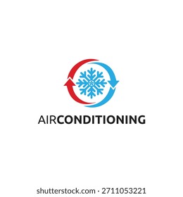 Logotipo de ar condicionado Modern Tech