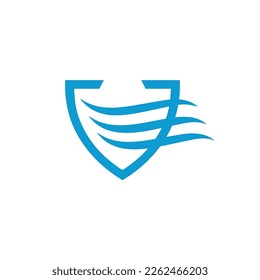 Air conditioning logo ventilation system symbol, design, graphic, minimalist.logo