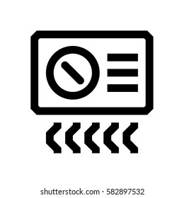 Air conditioning mini line, icon, background and graphic. The icon is black and white, linear  flat, vector, pixel perfect, minimal, suitable for web and print. 