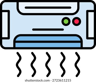 Klimaanlage Neu Kreative Icon Design Vektor