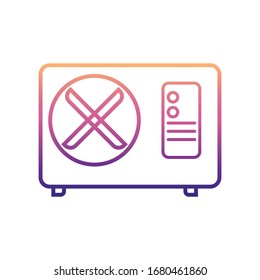 air conditioning nolan icon. Simple thin line, outline vector of Appliances icons for ui and ux, website or mobile application