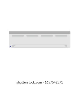 Air conditioning on white background. Vector illustration in trendy flat style. EPS 10.