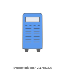 air conditioning portable Icon in color icon, isolated on white background 