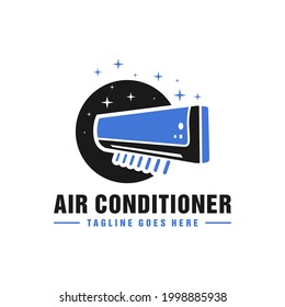 air conditioning repair illustration logo design