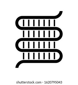 Air conditioning system element. Cooling, heating service emblem design. Flat vector illustration.