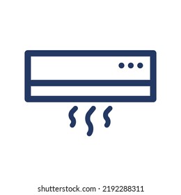 Air conditioning. Thermostat icon. Vector.