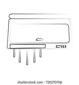 air conditioning unit icon image