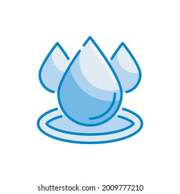 Air Conditioning vector blue icon style illustration. EPS 10 File symbol