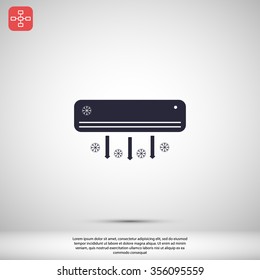 air conditioning vector icon