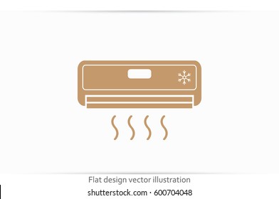 air conditioning vector icon