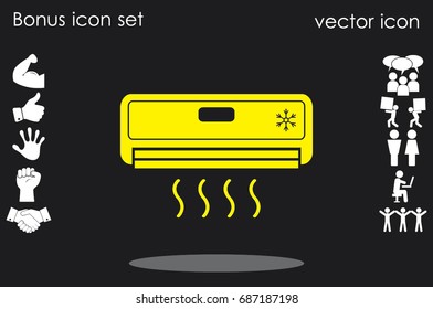 air conditioning vector icon