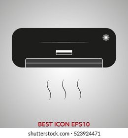 air conditioning, vector icon, eps10