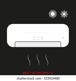 air conditioning, vector icon, eps10