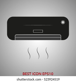 air conditioning, vector icon, eps10