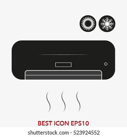 air conditioning, vector icon, eps10