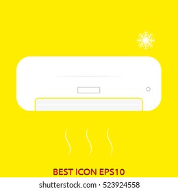 air conditioning, vector icon, eps10