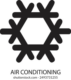 Air Conditioning vector icon, Hvac Heating, Ventilation 