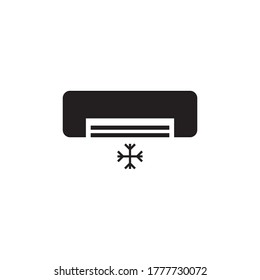air conditioning vector icon logo design