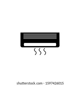 Air conditioning vector icon on eps 10 with a white background
