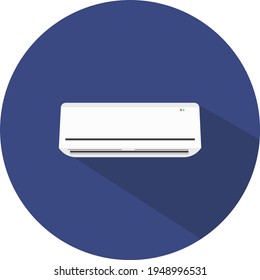 Aire acondicionado, ilustración, vector sobre fondo blanco.