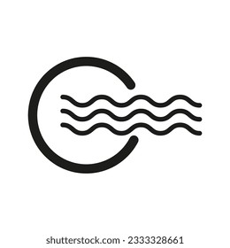 Air control icon. Vector illustration. EPS 10.
