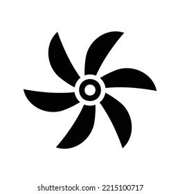 Air cooler icon computer fan motor icon