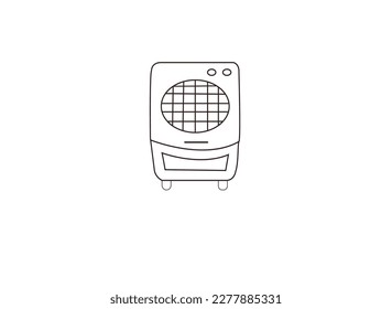 Air cooler Icon Isolated on White Background.vector illustration icon