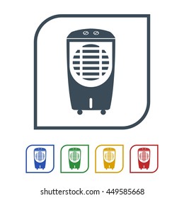 Air cooler Icon Isolated on White Background.vector illustration icon