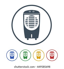 Air cooler Icon Isolated on White Background.vector illustration icon