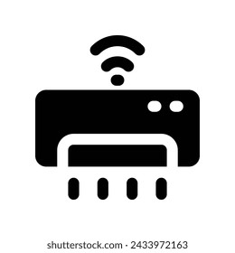 air cooler icon. vector glyph icon for your website, mobile, presentation, and logo design.