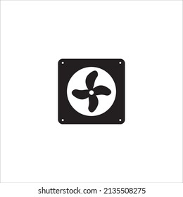 Luftkühler-Symbol, Vektorgrafik-Symbol