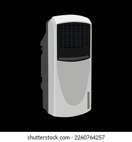 air cooler on white background. icon, vector, illustration.Air cooler Icon Isolated on White Background.vector illustration icon.air cooler icon. Thin, Light Regular And Bold style design isolated