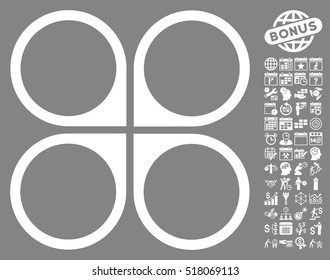 Air Copter pictograph with bonus calendar and time service pictures. Vector illustration style is flat iconic symbols, white color, gray background.
