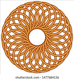 Air core toroidal helical coils