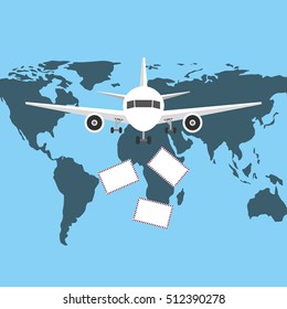 air courier service icon vector illustration design