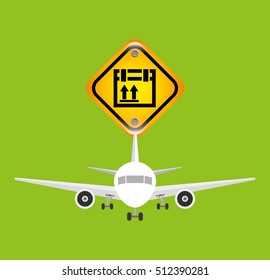 air courier service icon vector illustration design