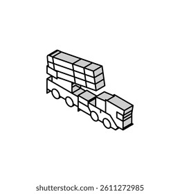 air defense machine isometric icon vector. air defense machine sign. isolated symbol illustration
