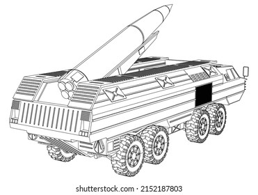 Air Defense System Rockets Shells Special Stock Vector (Royalty Free ...