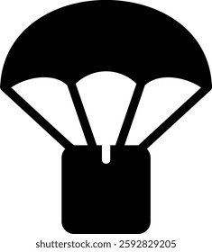 air delivery glyph icon illustration vector