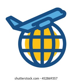 Air Delivery Vector Icon