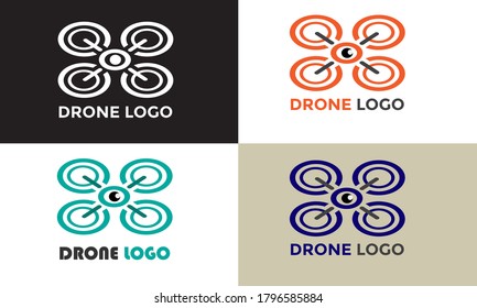 Air Drone Logo Template Design 