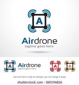 Air Drone Logo Template Design Vector 