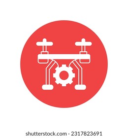 Air Drone Preferences  Vector Icon with trendy background colors that can easily edit or modify 

