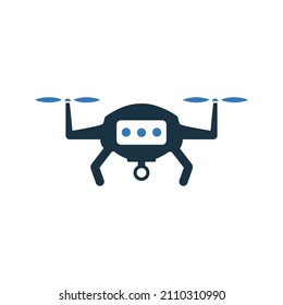 Air, drone, smart technology icon. Simple editable vector illustration.
