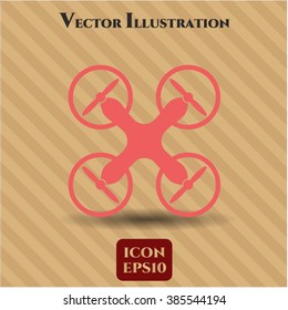 Símbolo vector Air Drone