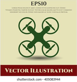 Símbolo vector Air Drone