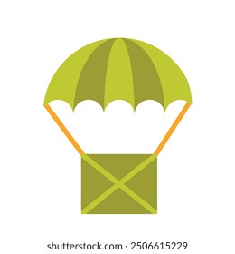 Air Drop Flat Icon Design For Personal nad Commercial Use