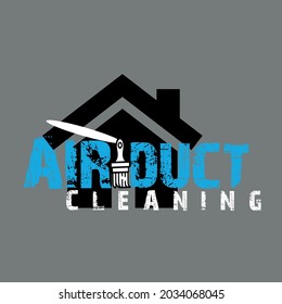 Air Duct Vector Logo Design