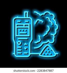 air dust quality neon light sign vector. air dust quality illustration