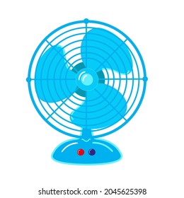 Сute air fan. Vector hand drawn doodle style cartoon character illustration icon design. Cute fan concept